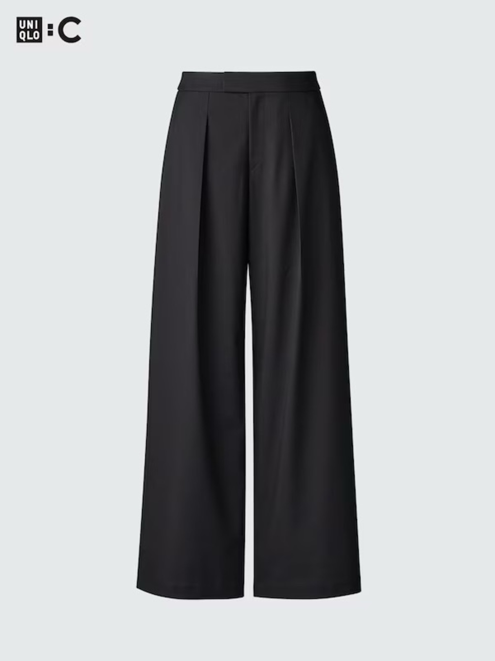 Uniqlo C Wide Leg Pleated Trouser